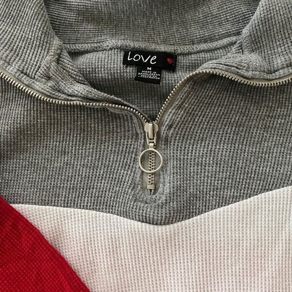 Colorblock Quarter Zip - Picture 2 of 2